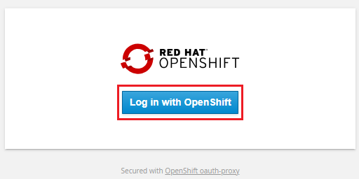 Log In With OpenShift