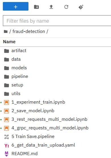 Jupyter file browser - fraud-detection