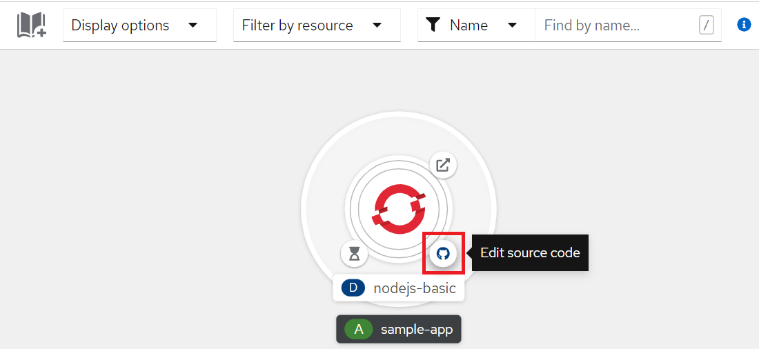 Edit the source code of an application