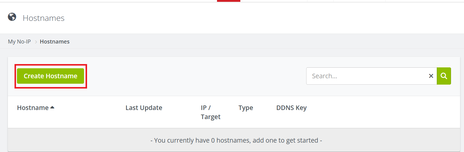 Create a New Hostname