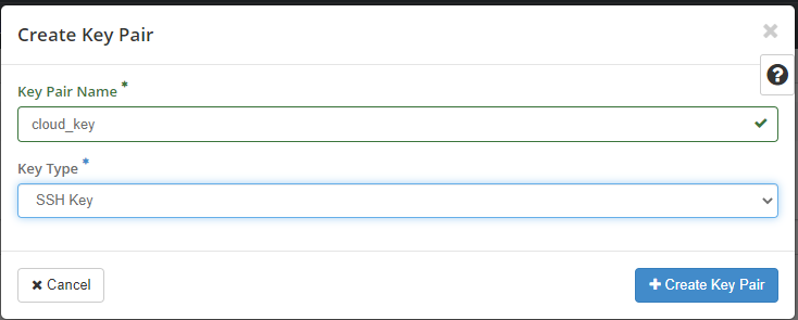 Create Key Pair