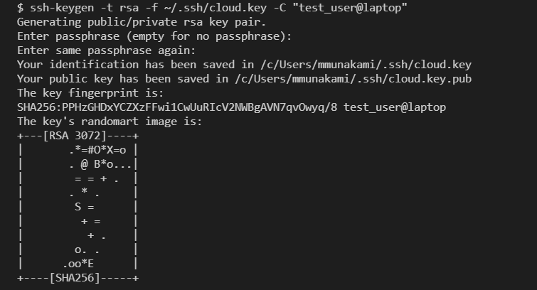 Generate Key Pair