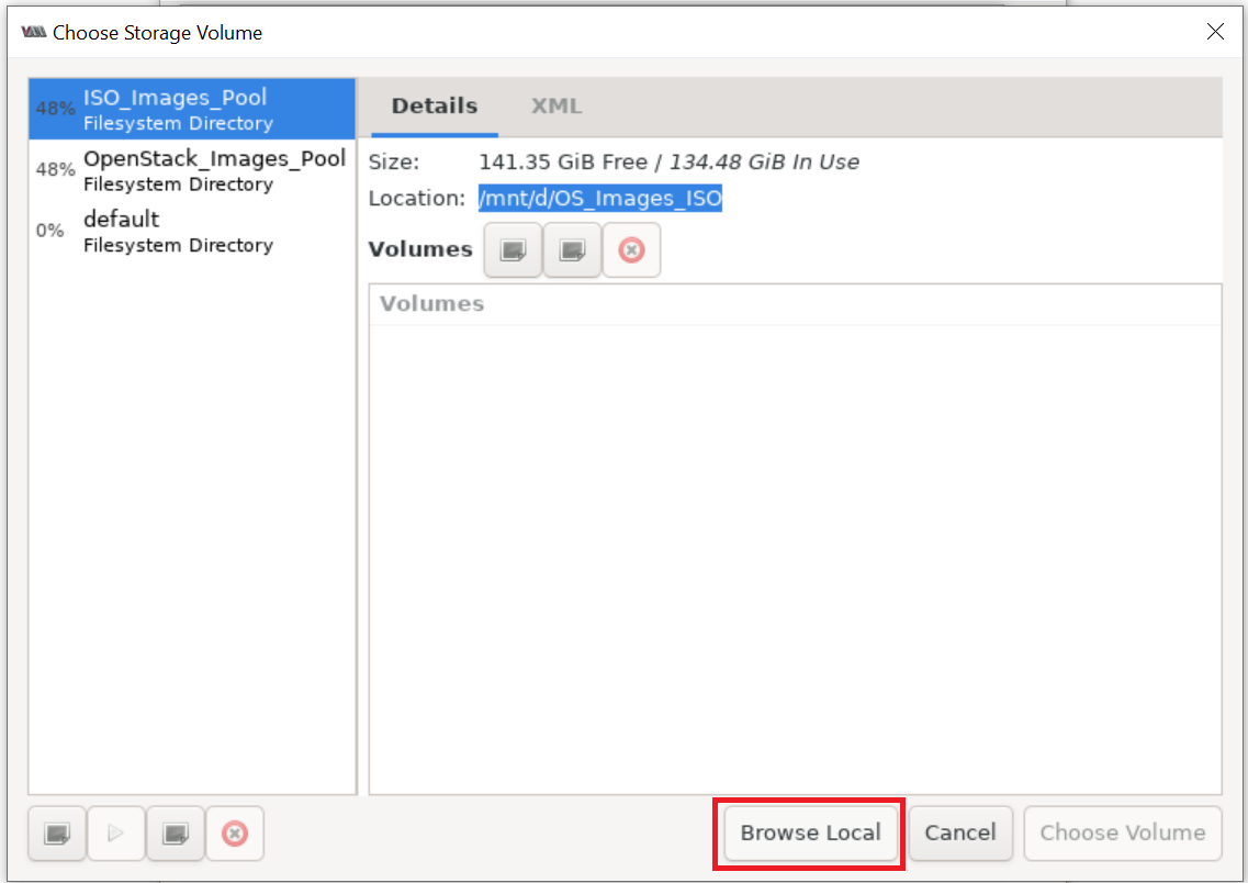 Virt-Manager Browse Local
