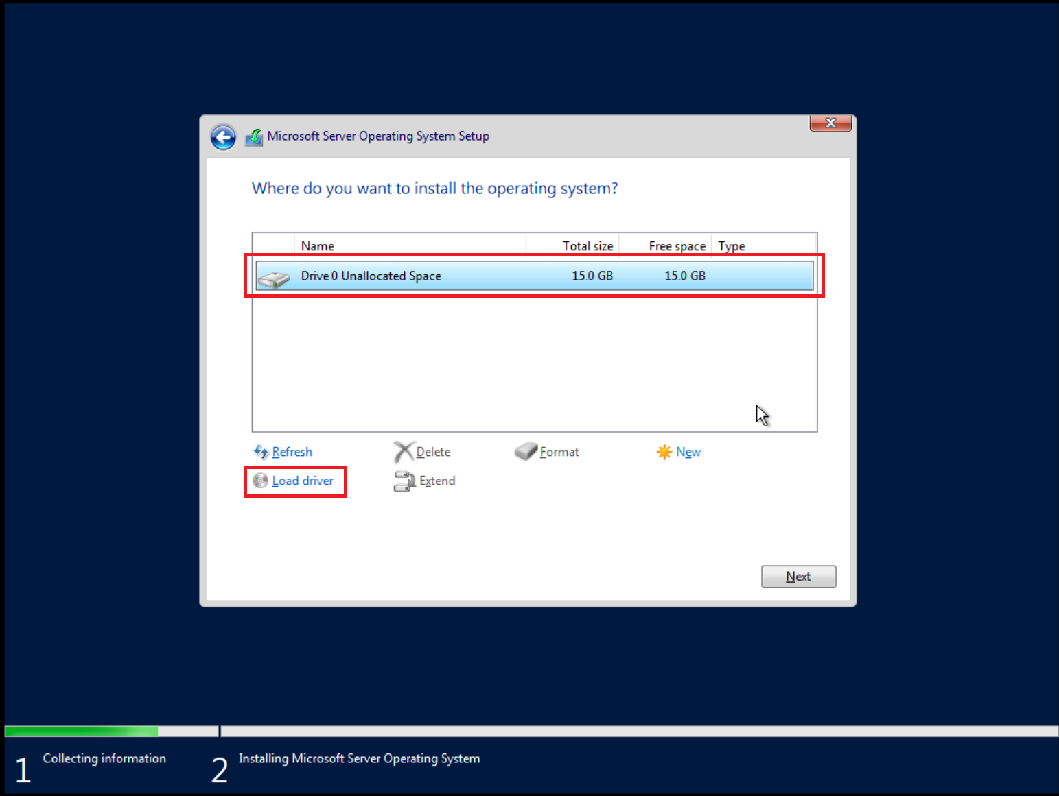 Windows Custom Load Driver