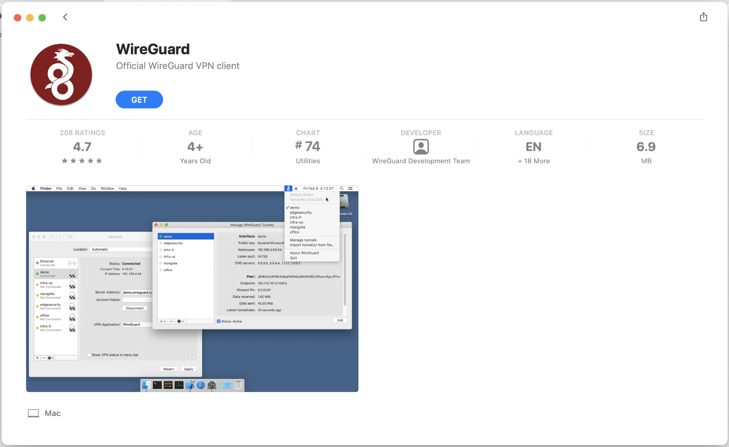 WireGuard Client App
